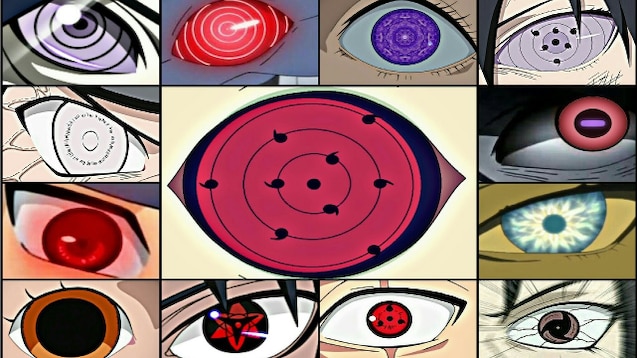 Todas as técnicas oculares - Dojutsu - da franquia Naruto